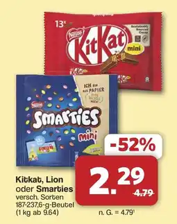 Famila Nord West Kitkat, Lion oder Smarties Angebot
