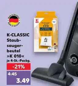 Kaufland K-classic staubsaugerbeutel k 010 Angebot