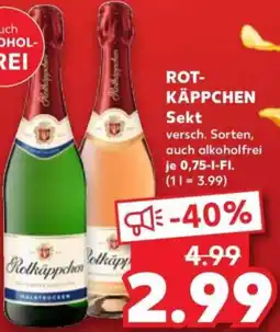 Kaufland ROTKÄPPCHEN Sekt Angebot