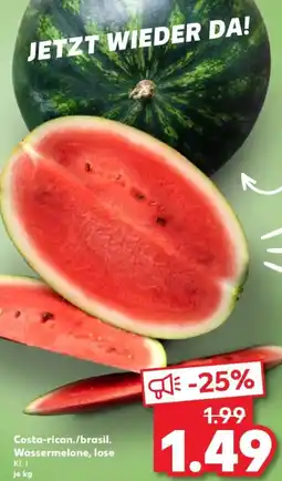 Kaufland Costa-rican./brasil. Wassermelone, lose Angebot