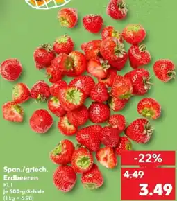 Kaufland Span./griech. Erdbeeren Angebot