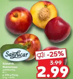 Kaufland Südafrik. Nektarinen Angebot