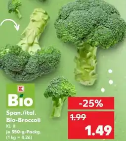 Kaufland Span./ital. Bio-Broccoli Angebot