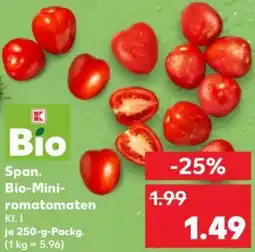 Kaufland Span. Bio-Miniromatomaten Angebot