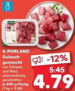 Kaufland K-PURLAND Gulasch gemischt Angebot