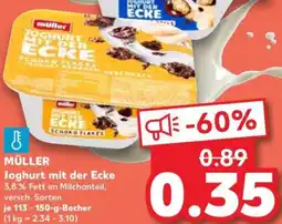 Kaufland MÜLLER Joghurt mit der Ecke Angebot