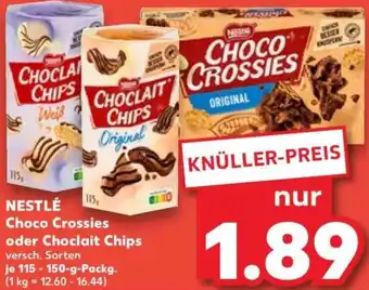 Kaufland NESTLÉ Choco Crossies oder Choclait Chips Angebot