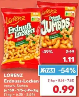 Kaufland LORENZ Erdnuss-Locken Angebot