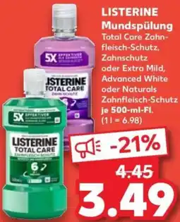 Kaufland LISTERINE Mundspülung Angebot