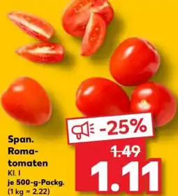 Kaufland Span. Romatomaten Angebot