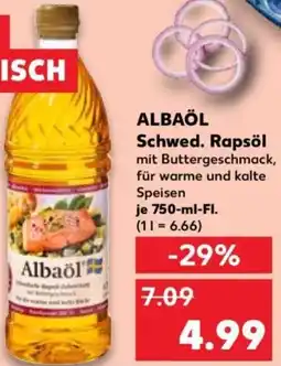 Kaufland ALBAÖL Schwed. Rapsöl Angebot