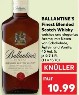 Kaufland BALLANTINE'S Finest Blended Scotch Whisky Angebot