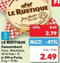 Kaufland LE RUSTIQUE Camembert Angebot