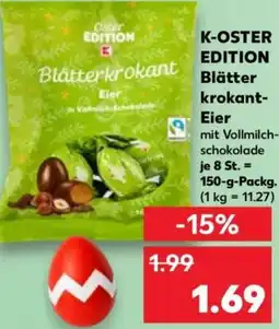Kaufland K-OSTER EDITION Blätter krokant Eier Angebot