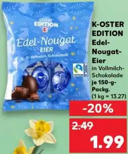Kaufland K-OSTER EDITION Edel Nougat Eier Angebot