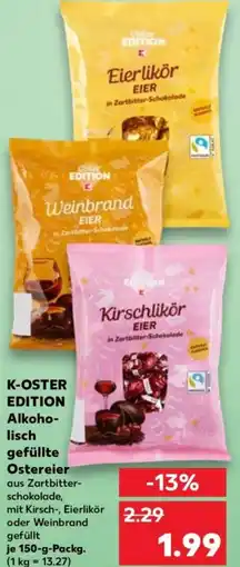 Kaufland K-OSTER EDITION Alkoholisch gefüllte Ostereier Angebot