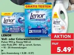 Kaufland LENOR Voll- oder Colorwaschmittel Angebot