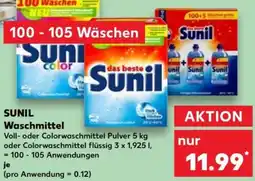 Kaufland SUNIL Waschmittel Angebot
