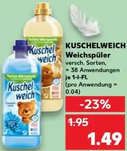 Kaufland KUSCHELWEICH Weichspüler Angebot