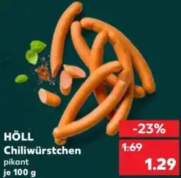 Kaufland HÖLL Chiliwürstchen Angebot
