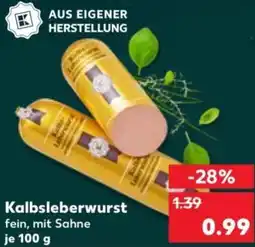 Kaufland Kalbsleberwurst Angebot