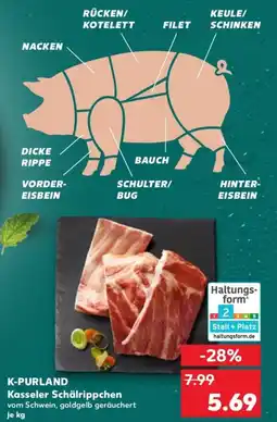 Kaufland K-PURLAND Kasseler Schälrippchen Angebot