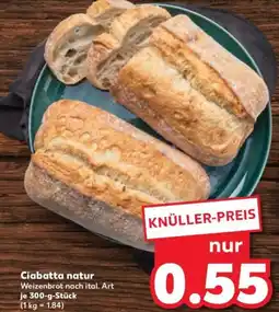 Kaufland Ciabatta natur Angebot