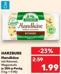 Kaufland HARZBUBE Handkäse Angebot