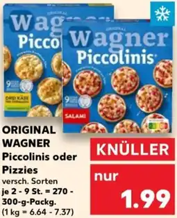 Kaufland ORIGINAL WAGNER Piccolinis oder Pizzies Angebot