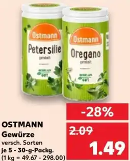 Kaufland OSTMANN Gewürze Angebot