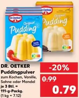 Kaufland DR. OETKER Puddingpulver Angebot