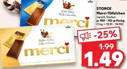 Kaufland STORCK Merci-Täfelchen Angebot