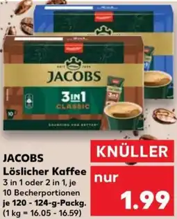 Kaufland JACOBS Löslicher Kaffee Angebot