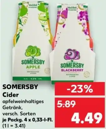 Kaufland SOMERSBY Cider Angebot