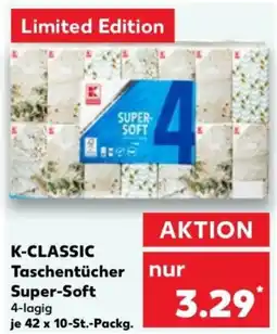 Kaufland K-CLASSIC Taschentücher Super-Soft Angebot