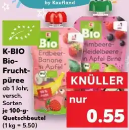 Kaufland K-BIO Bio- Fruchtpüree Angebot