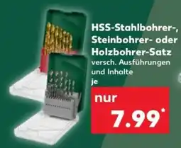 Kaufland HSS-Stahlbohrer-, Steinbohrer- oder Holzbohrer Satz Angebot