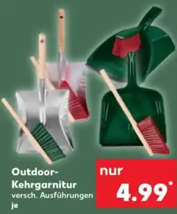 Kaufland Outdoor- Kehrgarnitur Angebot