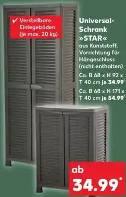 Kaufland Universal- Schrank STAR Angebot