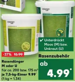 Kaufland Rasendünger M oder U Angebot