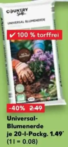 Kaufland Universal Blumenerde Angebot