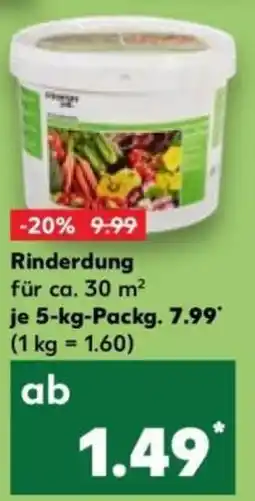 Kaufland Rinderdung Angebot