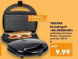 Kaufland TRISTAR Kontaktgrill SA-3052KLGR Angebot