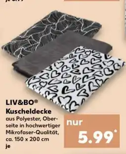 Kaufland LIV&BO Kuscheldecke Angebot