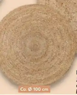 Kaufland LIV&BO Juteteppich Ca. 100 cm Angebot