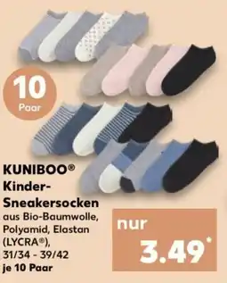Kaufland KUNIBOO Kinder- Sneakersocken Angebot