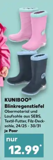 Kaufland KUNIBOO Blinkregenstiefel Angebot