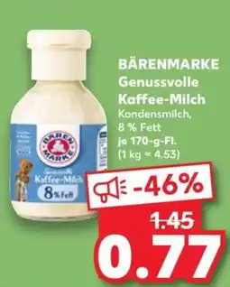 Kaufland BÄRENMARKE Genussvolle Kaffee-Milch Angebot