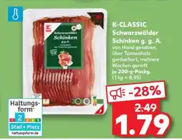 Kaufland K-CLASSIC Schwarzwälder Schinken g. g. A. Angebot