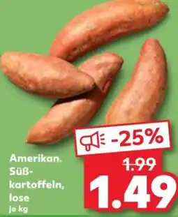 Kaufland Amerikan. Süß- kartoffeln, lose Angebot